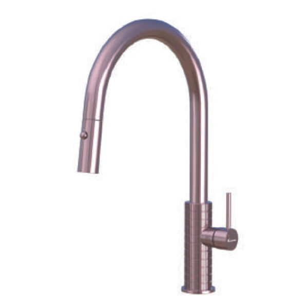 Vòi rửa bát KONOX VENICE Bronze nóng lạnh rút dây