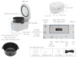 Nồi cơm điện tử CUCKOO CR-0810F WHWHVN 1.44L - Ảnh 2