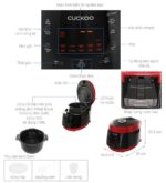 Nồi cơm điện tử CUCKOO CRP-PK0600F BKRDVN 1.08L áp suất - Ảnh 2