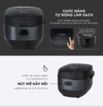 Nồi cơm điện tử CUCKOO CR-0690F BKBKCRVNCV 1.08L - Ảnh 6