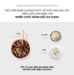 Nồi cơm điện tử CUCKOO CRP-HVB0680SS 1.08L áp suất cao tần - Ảnh 7