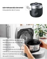 Nồi cơm điện tử CUCKOO CRP-LHTR0609F BKSIVNCV 1.08L áp suất kép cao tần - Ảnh 8