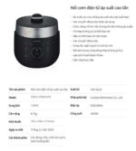 Nồi cơm điện tử CUCKOO CRP-LHTR0610FB 1.08L áp suất kép cao tần - Ảnh 2