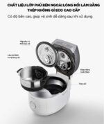 Nồi cơm điện tử CUCKOO CRP-LHTR1009F BKSIVNCV 1.8L áp suất kép cao tần - Ảnh 7