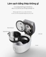 Nồi cơm điện tử CUCKOO CRP-LHTR1010FW 1.8L áp suất kép cao tần - Ảnh 4