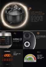 Nồi cơm điện tử CUCKOO CRP-PK1000S P2RDVNCV 1.8L áp suất - Ảnh 7