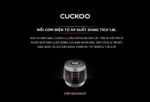 Nồi cơm điện tử CUCKOO CRP-QW1000F SIBKVNCV 1.8L áp suất - Ảnh 3