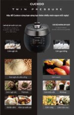 Nồi cơm điện tử CUCKOO CRP-RT1008F BKTSVNCV 1.8L áp suất kép - Ảnh 9