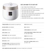 Nồi cơm điện tử CUCKOO CRP-ST1010FW 1.8L áp suất kép - Ảnh 2
