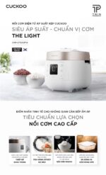 Nồi cơm điện tử CUCKOO CRP-ST1010FW 1.8L áp suất kép - Ảnh 3