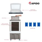 Quạt điều hòa RAPIDO TURBO - Everest 9000M - Ảnh 4
