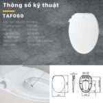 Bồn cầu thông minh CAESAR CD1345 TAF060 nắp rửa cơ - Ảnh 3