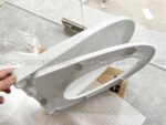 Nắp bồn cầu INAX CF-502VS rơi êm - Ảnh 6