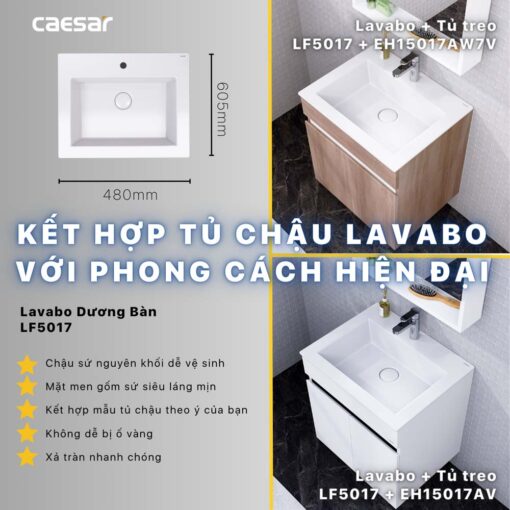 Tu lavabo CAESAR LF5017 EH15017AV 6