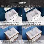 Tủ lavabo CAESAR LF5030 EH15030AV - Ảnh 7