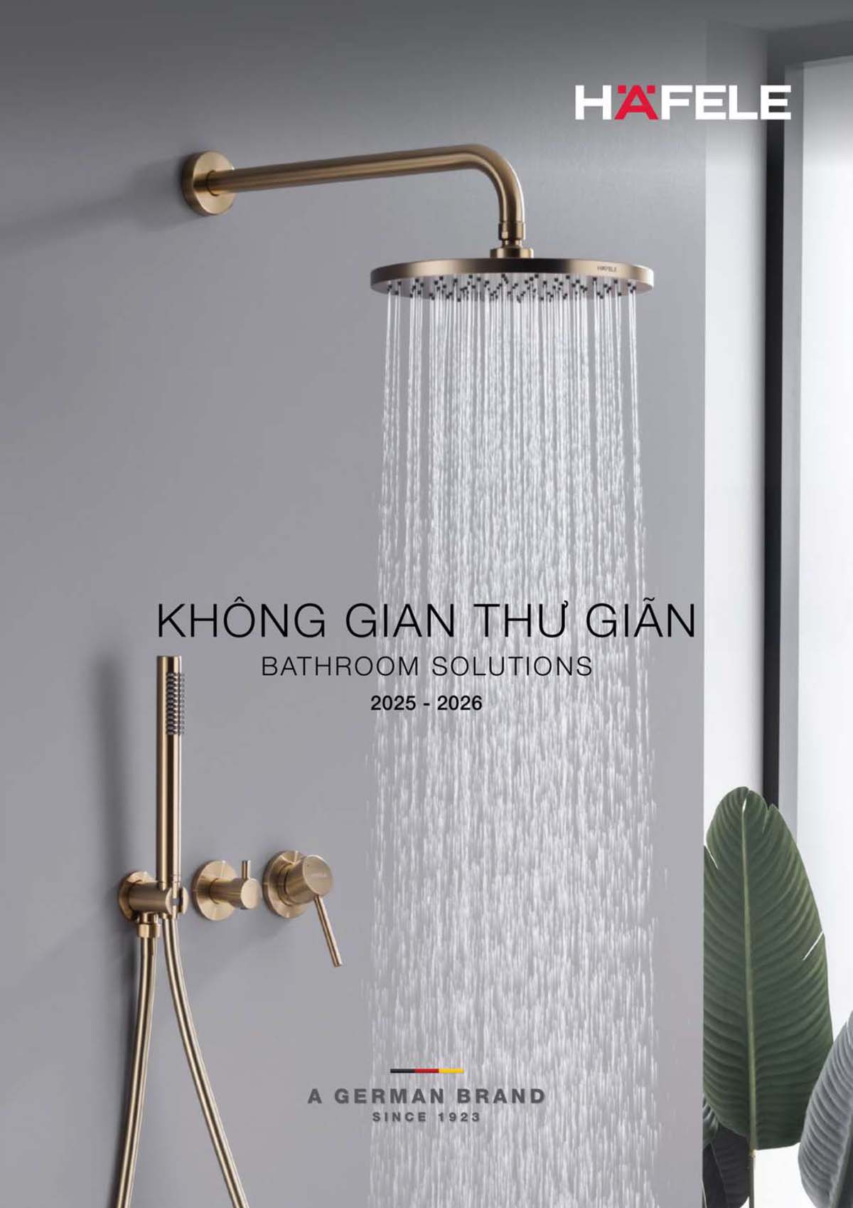 Anh bia Catalogue Thiet bi ve sinh Hafele 2026