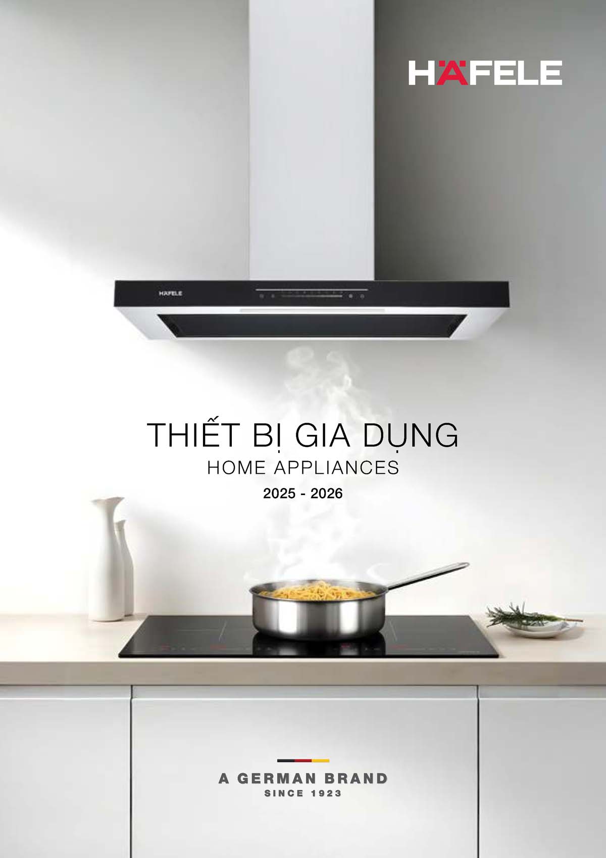 Anh bia Catalogue thiet bi bep Hafele 2026