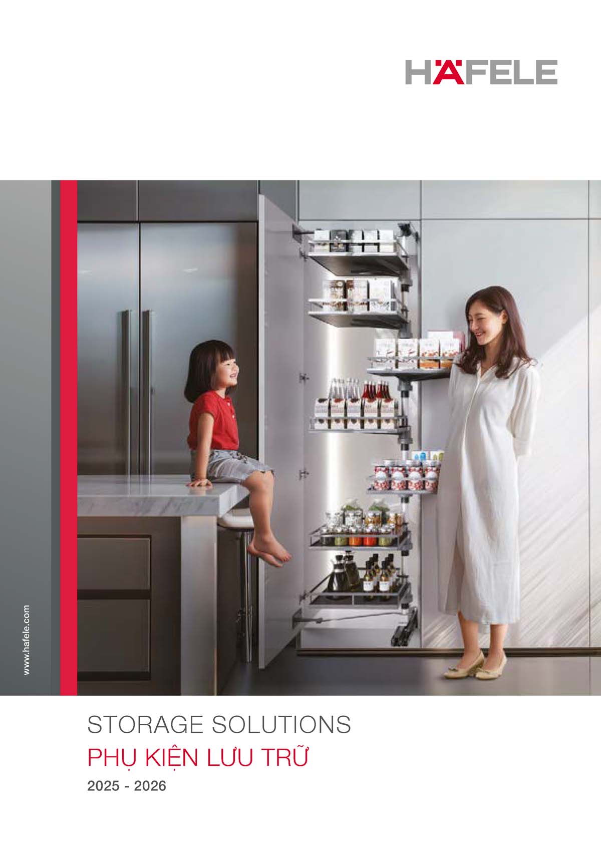 Anh bia catalogue phu kien tu bep Hafele 2026