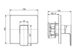 Vòi sen âm tường AMERICAN STANDARD WF-1322WS nóng lạnh - Ảnh 2