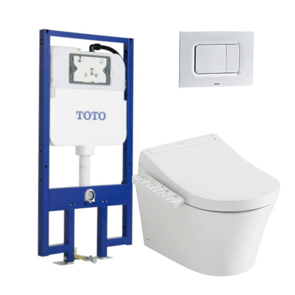 Bồn cầu thông minh TOTO CW553 TCF33320GAA WH172A MB170P#SS nắp rửa điện tử