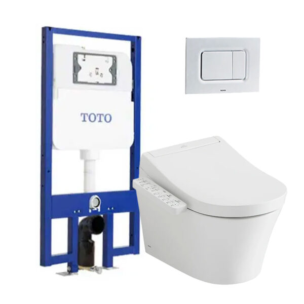 Bồn cầu thông minh TOTO CW553C TCF33370GAA WH172AT TCA465 MB170P#SS nắp rửa điện tử