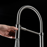 Vòi rửa bát MALLOCA K088-CS nóng lạnh rút dây - Ảnh 3