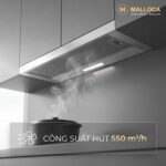 Máy hút mùi MALLOCA MH90SMC 90cm âm tủ - Ảnh 7