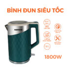 Ấm siêu tốc NANOCO NKT1817DG 1.8L xanh lục - Ảnh 2