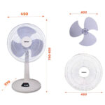 Quạt lửng NANOCO NLF1623BE Beige - Ảnh 3