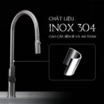 Vòi rửa bát MALLOCA K046SS nóng lạnh rút dây - Ảnh 6