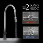 Vòi rửa bát MALLOCA K046SS nóng lạnh rút dây - Ảnh 7