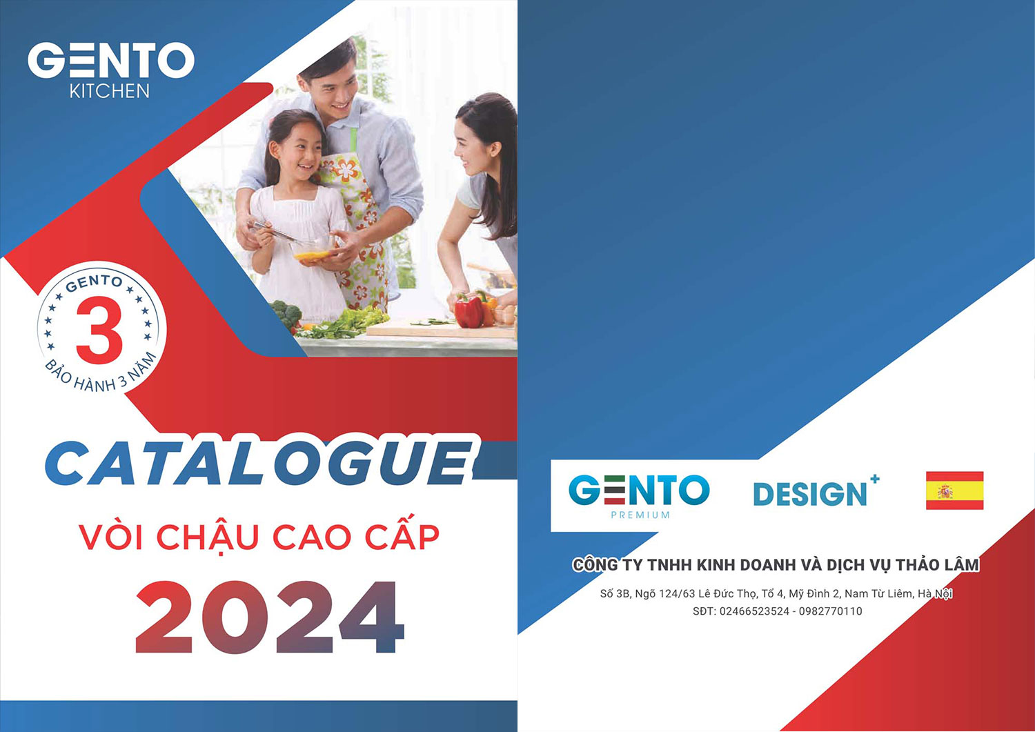 anh bia Catalogue gento 2024 Thiet bi nha bep