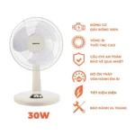 Quạt bàn NANOCO NTF1209BE Beige - Ảnh 4