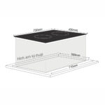 Bản vẽ kích thước Bếp điện từ ba BLUEGER B320IR