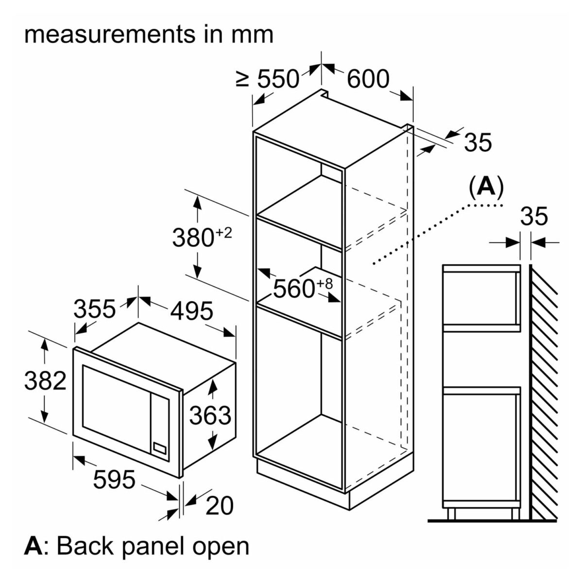 Lò vi sóng Bosch BEL653MB3 serie 2 âm tủ - Ảnh 2