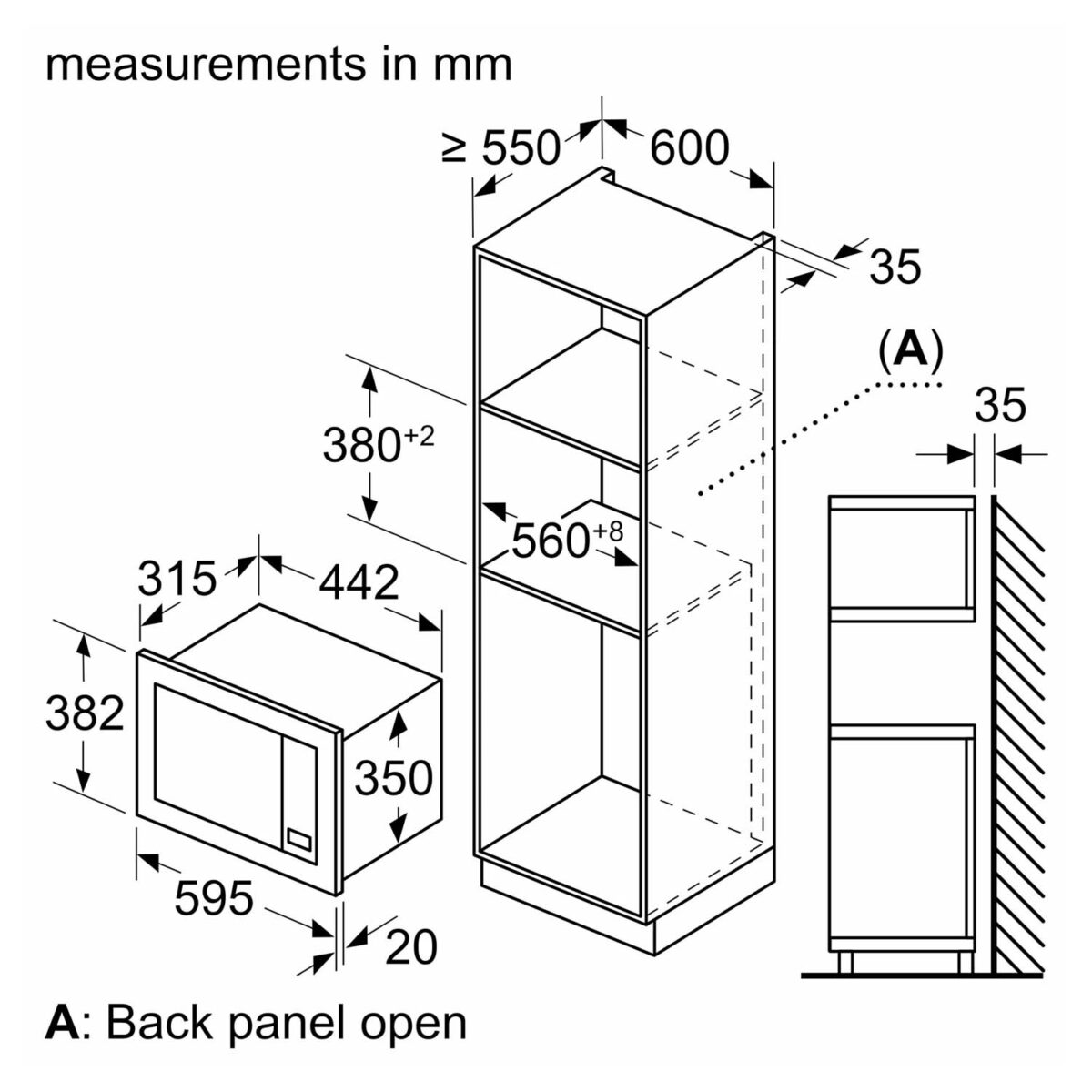 Lò vi sóng Bosch BFL623MB3 serie 2 âm tủ - Ảnh 6