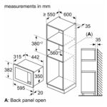 Lò vi sóng Bosch BFL623MB3 serie 2 âm tủ - Ảnh 6