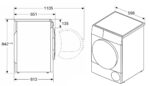 Máy sấy quần áo BOSCH WQB245B40 9Kg Serie 8 - Ảnh 3