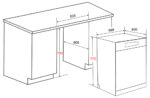 Máy rửa bát BLUEGER B-DW36EU độc lập - Ảnh 2