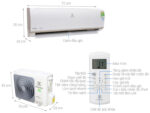 Bản vẽ kĩ thuật Điều Hòa Electrolux Inverter ESV09CRS-B2 9000Btu 1 Chiều