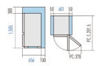Tủ lạnh Panasonic NR-SP275CPAV 251 lít inverter - Ảnh 2