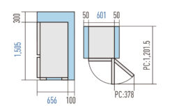 Ban ve kich thuoc Tu Lanh Panasonic Inverter NR SP275CPAV 251 Lit