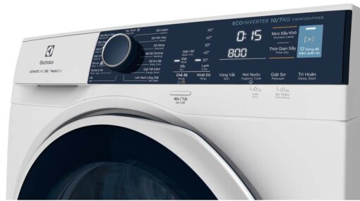 May giat say Electrolux EWW1024P5WB giat 10Kg say 7Kg long ngang inverter 2