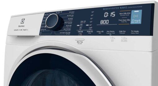 May giat say Electrolux EWW9024P5WB giat 9Kg say 6Kg long ngang inverter 3
