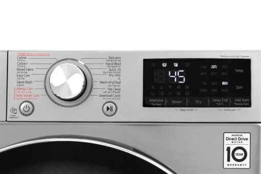 May giat say LG FV1409G4V giat 9Kg say 5Kg long ngang inverter 5