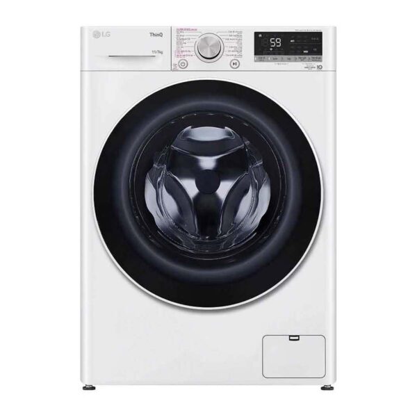 Máy giặt sấy LG FV1411D4W giặt 11Kg sấy 7Kg lồng ngang inverter