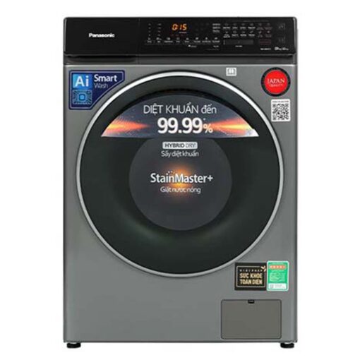 Máy giặt sấy Panasonic NA-S96FC1LVT giặt 9kg sấy 6kg lồng ngang