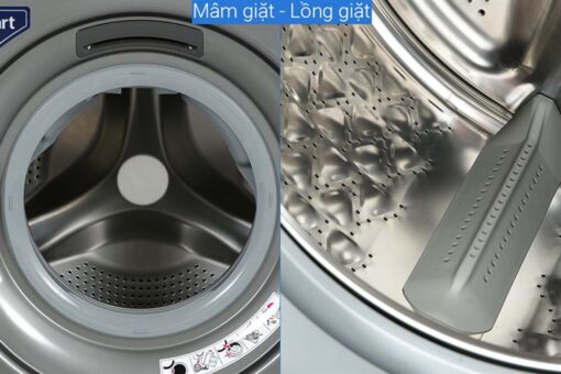 May giat say Panasonic NA S96FC1LVT giat 9kg say 6kg long ngang 6