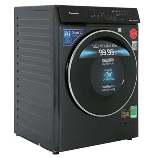 May giat say Panasonic NA S96FR1BVT giat 9kg say 6kg long ngang 3