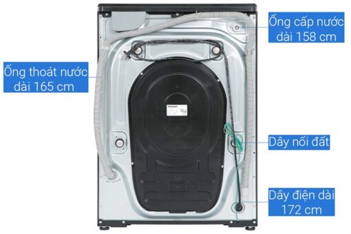 May giat say Panasonic NA S96FR1BVT giat 9kg say 6kg long ngang 8